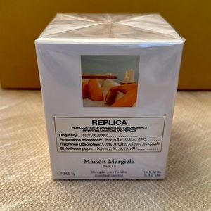 Replica candle- Bubble Bath. Never opened.